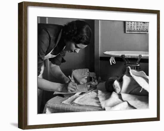 Nurse, New Baby 1930S-null-Framed Photographic Print