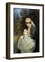 Nurse Nursing A Baby (Oil on Canvas)-Henri Michel-Levy-Framed Giclee Print