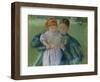 Nurse Reading to a Little Girl, 1895-Mary Stevenson Cassatt-Framed Giclee Print