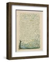 'Nurse's Song,' Plate 18 from 'Songs of Innocence,' 1789-William Blake-Framed Giclee Print