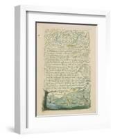 'Nurse's Song,' Plate 18 from 'Songs of Innocence,' 1789-William Blake-Framed Giclee Print