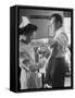 Nurse Taking a Blood from a Patient-Ralph Morse-Framed Stretched Canvas