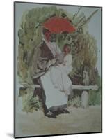 Nurse with a Child-Konstantin Andreyevich Somov-Mounted Giclee Print