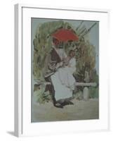 Nurse with a Child-Konstantin Andreyevich Somov-Framed Giclee Print