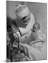 Nurse with Premature Baby-Hansel Mieth-Mounted Premium Photographic Print
