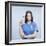 Nurse with Syringe-Kevin Curtis-Framed Premium Photographic Print