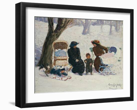 Nursemaids, High Bridge Park-George Luks-Framed Giclee Print