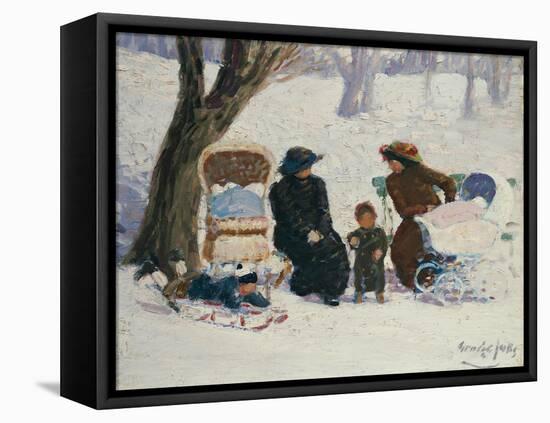 Nursemaids, High Bridge Park-George Luks-Framed Stretched Canvas