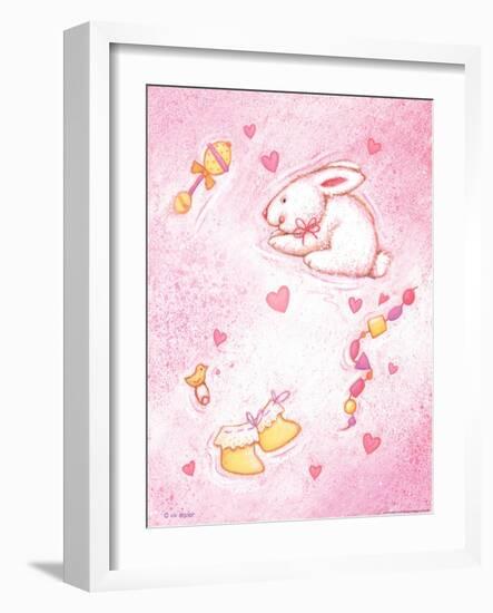 Nursery 1 Bunny-Viv Eisner-Framed Art Print