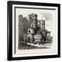 Nursery for Chickens and Children in the Ruins of Luksor. Egypt, 1879-null-Framed Giclee Print