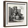 Nursery for Chickens and Children in the Ruins of Luksor. Egypt, 1879-null-Framed Giclee Print