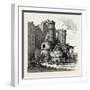 Nursery for Chickens and Children in the Ruins of Luksor. Egypt, 1879-null-Framed Giclee Print