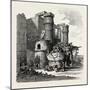 Nursery for Chickens and Children in the Ruins of Luksor. Egypt, 1879-null-Mounted Giclee Print