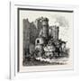 Nursery for Chickens and Children in the Ruins of Luksor. Egypt, 1879-null-Framed Giclee Print