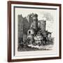 Nursery for Chickens and Children in the Ruins of Luksor. Egypt, 1879-null-Framed Giclee Print