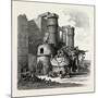 Nursery for Chickens and Children in the Ruins of Luksor. Egypt, 1879-null-Mounted Giclee Print