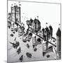 Nursery Rhyme Illustration: London Bridge is Falling Down-null-Mounted Giclee Print