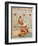 Nursery, Rhyme, the Queen of Hearts, Caldecott, 1 of 8-Randolph Caldecott-Framed Art Print
