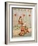 Nursery, Rhyme, the Queen of Hearts, Caldecott, 1 of 8-Randolph Caldecott-Framed Art Print