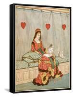 Nursery, Rhyme, the Queen of Hearts, Caldecott, 1 of 8-Randolph Caldecott-Framed Stretched Canvas