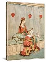 Nursery, Rhyme, the Queen of Hearts, Caldecott, 1 of 8-Randolph Caldecott-Stretched Canvas