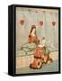 Nursery, Rhyme, the Queen of Hearts, Caldecott, 1 of 8-Randolph Caldecott-Framed Stretched Canvas