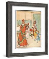 Nursery, Rhyme, the Queen of Hearts, Caldecott, 5 of 8-Randolph Caldecott-Framed Art Print