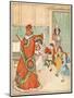 Nursery, Rhyme, the Queen of Hearts, Caldecott, 5 of 8-Randolph Caldecott-Mounted Art Print