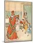 Nursery, Rhyme, the Queen of Hearts, Caldecott, 5 of 8-Randolph Caldecott-Mounted Art Print