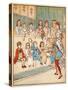 Nursery, Rhyme, the Queen of Hearts, Caldecott, 7 of 8-Randolph Caldecott-Stretched Canvas