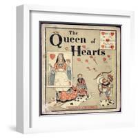 Nursery, Rhyme, the Queen of Hearts, Caldecott-Randolph Caldecott-Framed Art Print