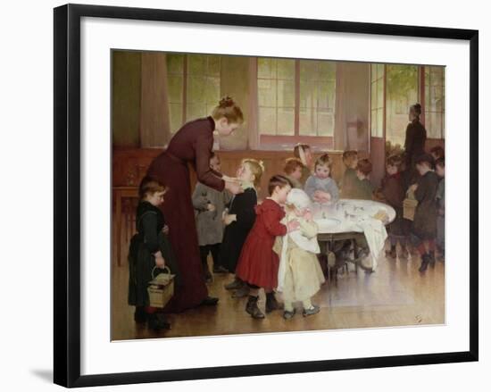 Nursery School, 1898-Jules Jean Geoffroy-Framed Giclee Print