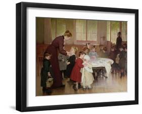 Nursery School, 1898-Jules Jean Geoffroy-Framed Giclee Print