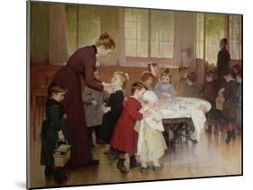 Nursery School, 1898-Jules Jean Geoffroy-Mounted Giclee Print