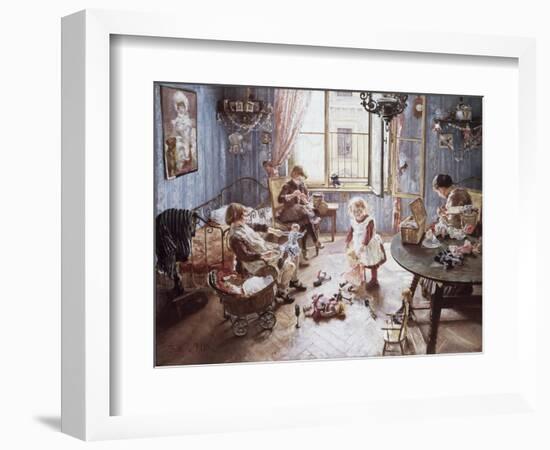 Nursery-Fritz von Uhde-Framed Giclee Print