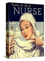 Nurses and Hospitals, UK, 1950-null-Stretched Canvas