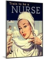 Nurses and Hospitals, UK, 1950-null-Mounted Giclee Print