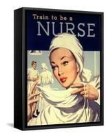 Nurses and Hospitals, UK, 1950-null-Framed Stretched Canvas