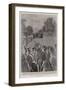 Nurses at Windsor Castle, the March Past-Sydney Prior Hall-Framed Giclee Print