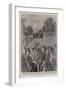 Nurses at Windsor Castle, the March Past-Sydney Prior Hall-Framed Giclee Print