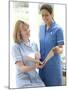 Nurses Checking Notes-Science Photo Library-Mounted Photographic Print