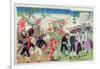 Nurses from the Red Cross During the Sino-Japanese War of 1894-95-Japanese School-Framed Giclee Print