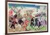 Nurses from the Red Cross During the Sino-Japanese War of 1894-95-Japanese School-Framed Giclee Print