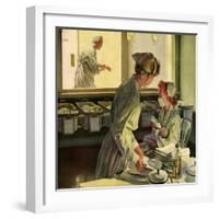 Nurses in Hospital, 1944-null-Framed Giclee Print