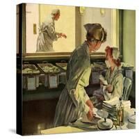 Nurses in Hospital, 1944-null-Stretched Canvas