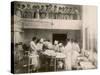 Nurses Watch a Surgical Demonstration from a Balcony-null-Stretched Canvas