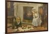 Nursing a Treasured Pet-Charles Haigh-Wood-Framed Giclee Print