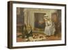 Nursing a Treasured Pet-Charles Haigh-Wood-Framed Giclee Print