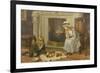Nursing a Treasured Pet-Charles Haigh-Wood-Framed Giclee Print