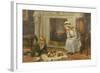 Nursing a Treasured Pet-Charles Haigh-Wood-Framed Giclee Print